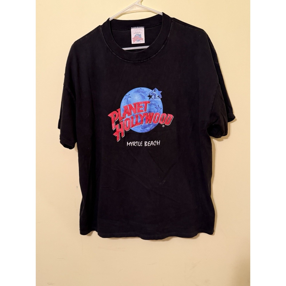 Vintage Single Stitch 90s Planet Hollywood‎ Myrtle Beach T Shirt Size XL